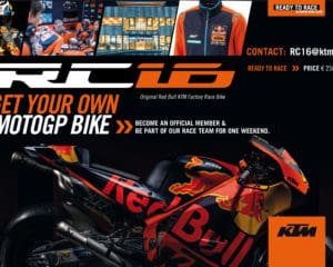 Buy a KTM RC16 MotoGP bike