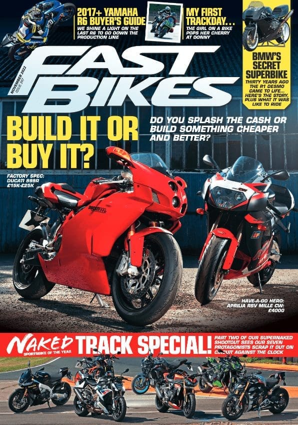 fast bikes magazine front cover
