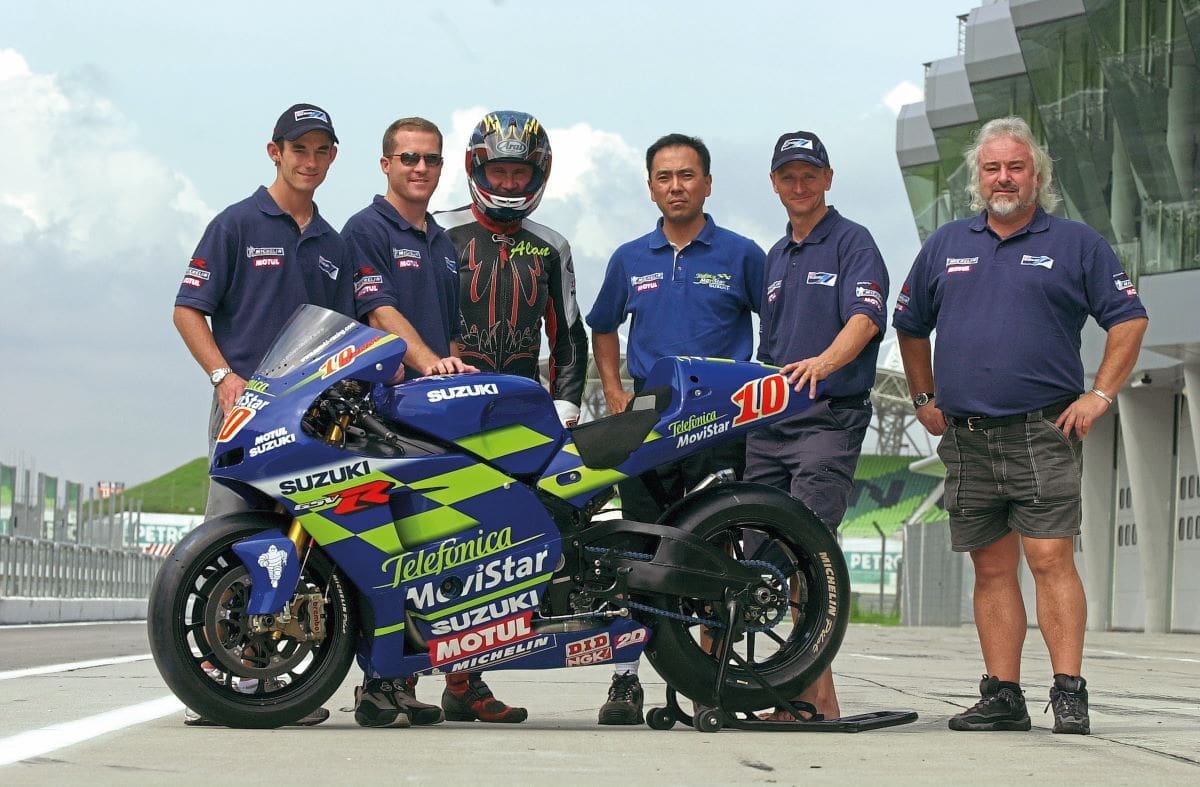 Back to the beginning: Suzuki's MotoGP story - Suzuki GSV-R test