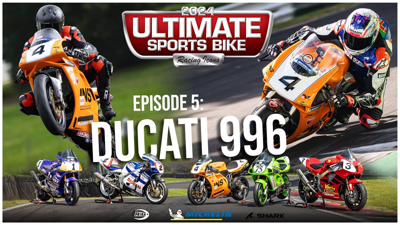 Ducati 996 on track: Racing Icons | Ultimate Sports Bike 2024