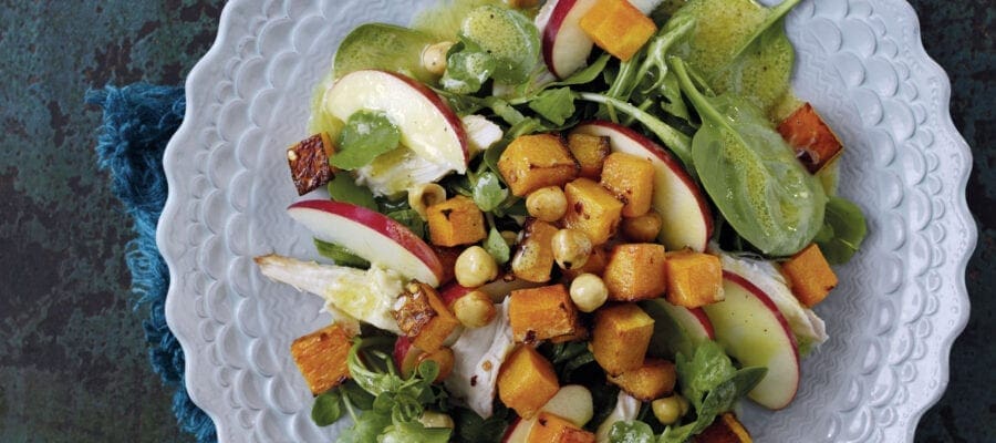 Pink Lady’s Favourite Chicken Salad with Butternut Bites