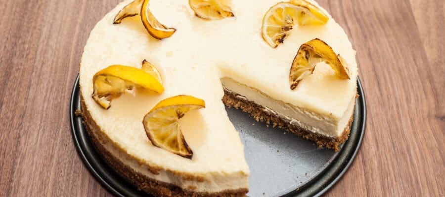 Bitter Lemon No-Bake Cheesecake