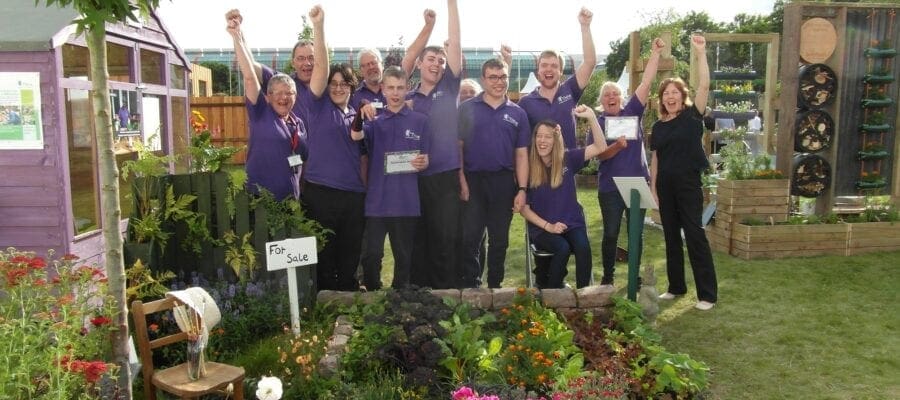 Silver Merit medal for Thrive students at BBC Gardeners’ World Live!