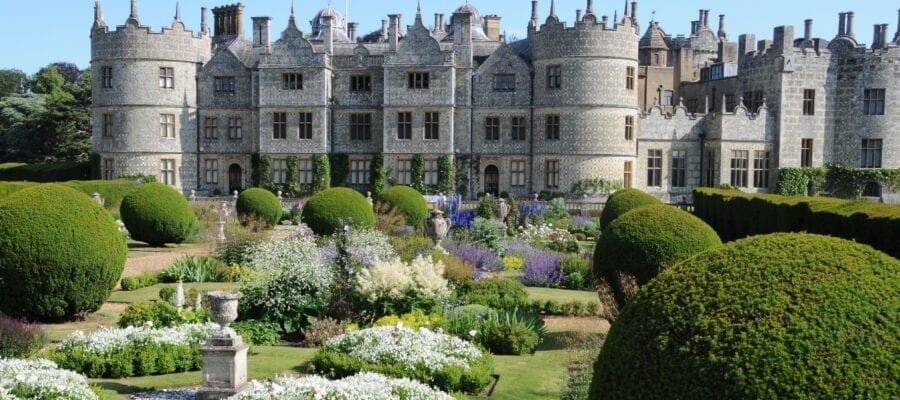 Longford Castle and the estate’s formal gardens in Wiltshire, home to the charity’s patron, the Countess of Radnor and her family (Credit: The Longford Estate)