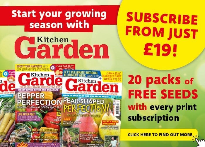 Get FREE Seeds with Kitchen Garden Magazine