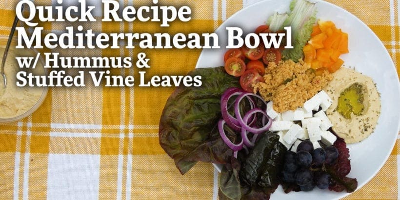How to Make a Mediterranean Bowl