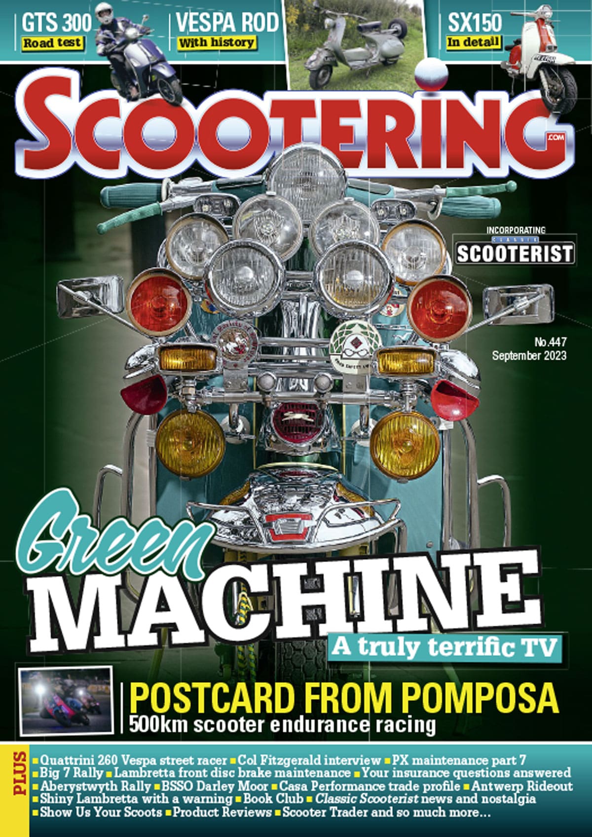 Scootering September 2023 cover