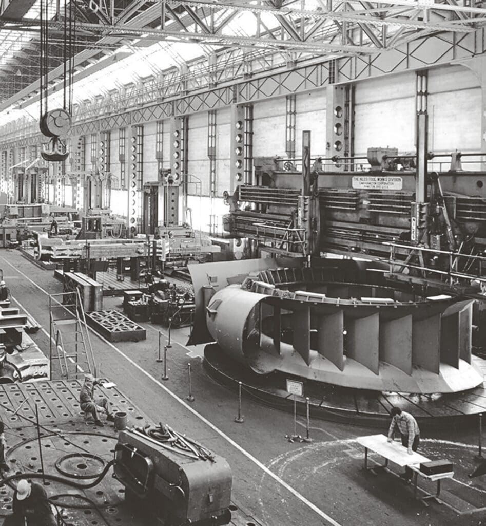 Part of the engineering section which was also visited along with the car production line