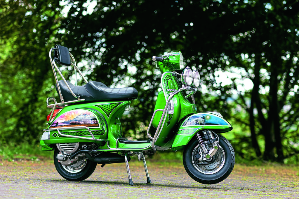 Len's old-school scooter styling