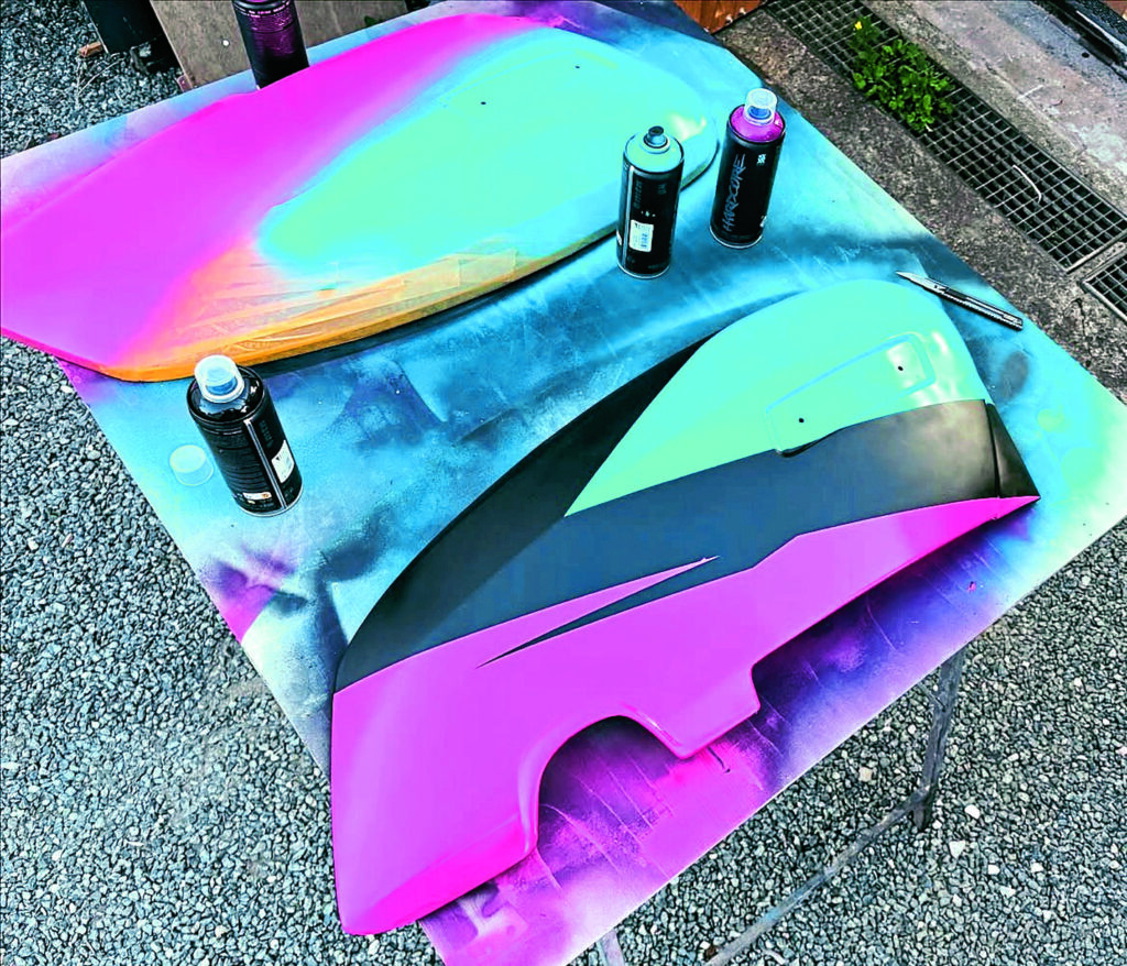 A four-week Lambretta custom build inspired by NASCAR racer Sheldon Creed and his race number 216.