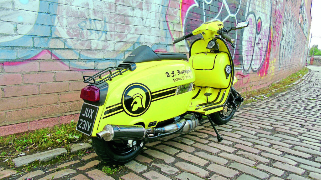 Rapido 225, running a Dellorto 30mm, with a SIP Nordspeed pipe - a solid combo