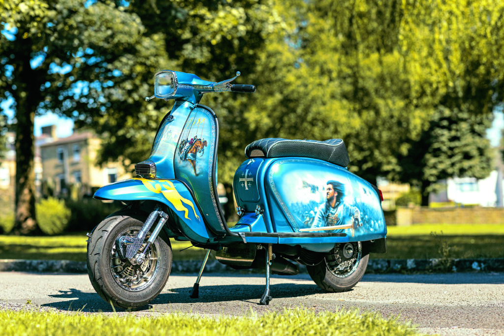 I promised kept and a scooter complete