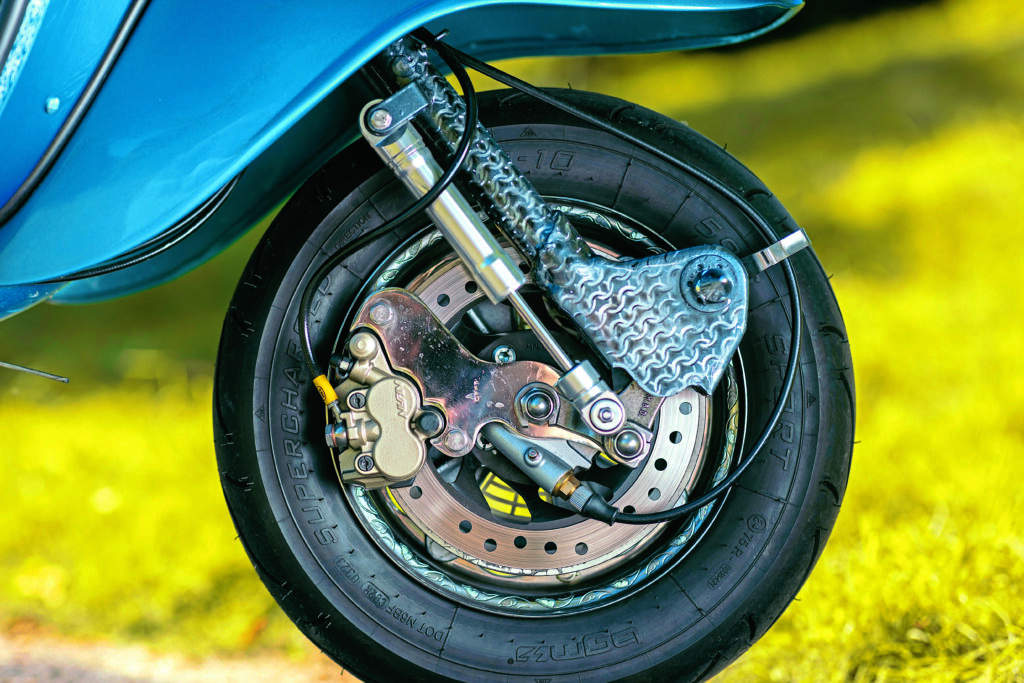 Front desk and chain mail art