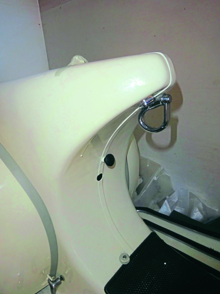 1: The Vespa choke system is simple in its design and reliable in its operation when set up properly.