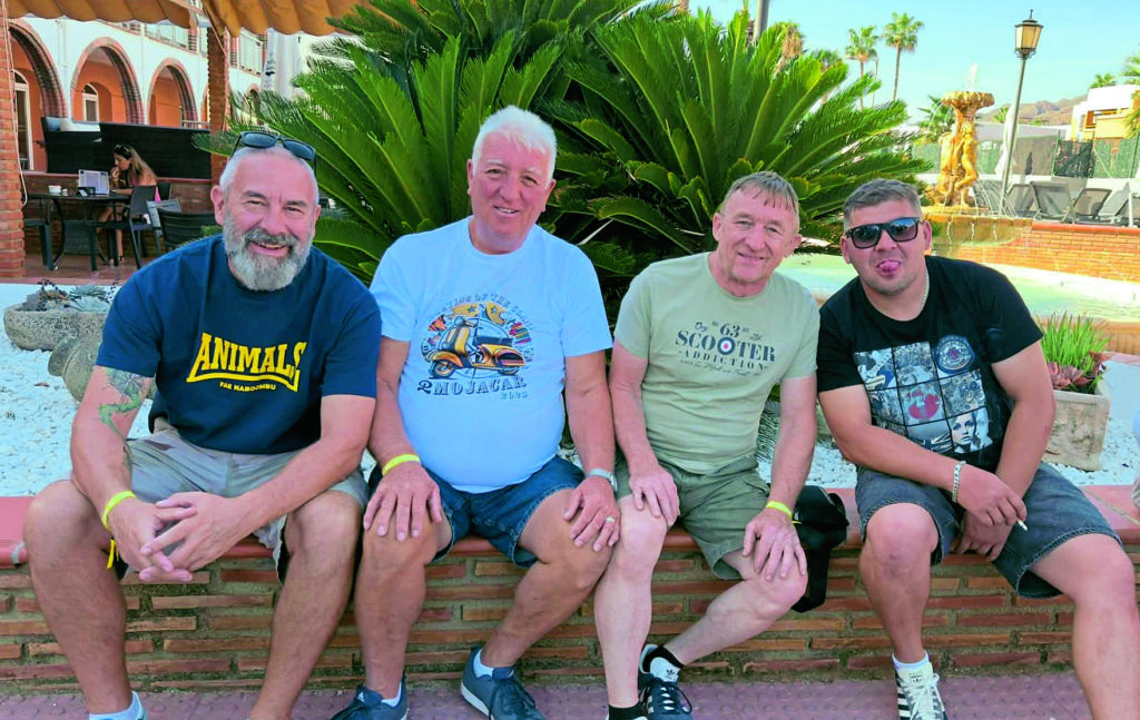 The boys are back in town. (Fraser Brown, left)