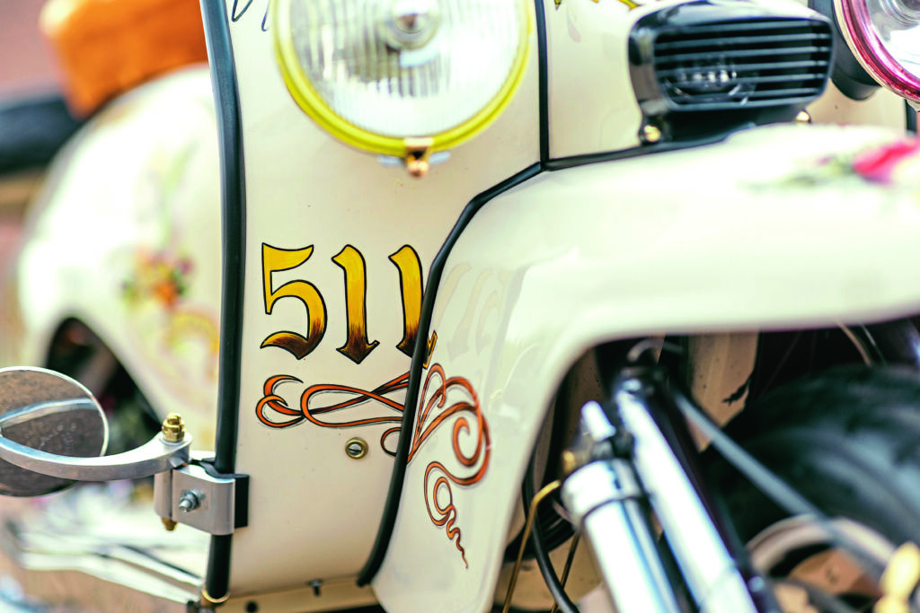 Lambretta Li Special 125 reborn through ink, paint and passion