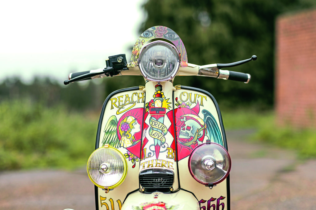 Lambretta Li Special 125 reborn through ink, paint and passion