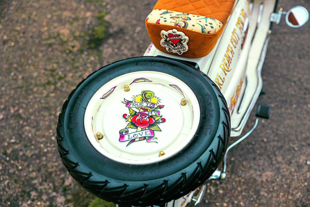 Lambretta Li Special 125 reborn through ink, paint and passion