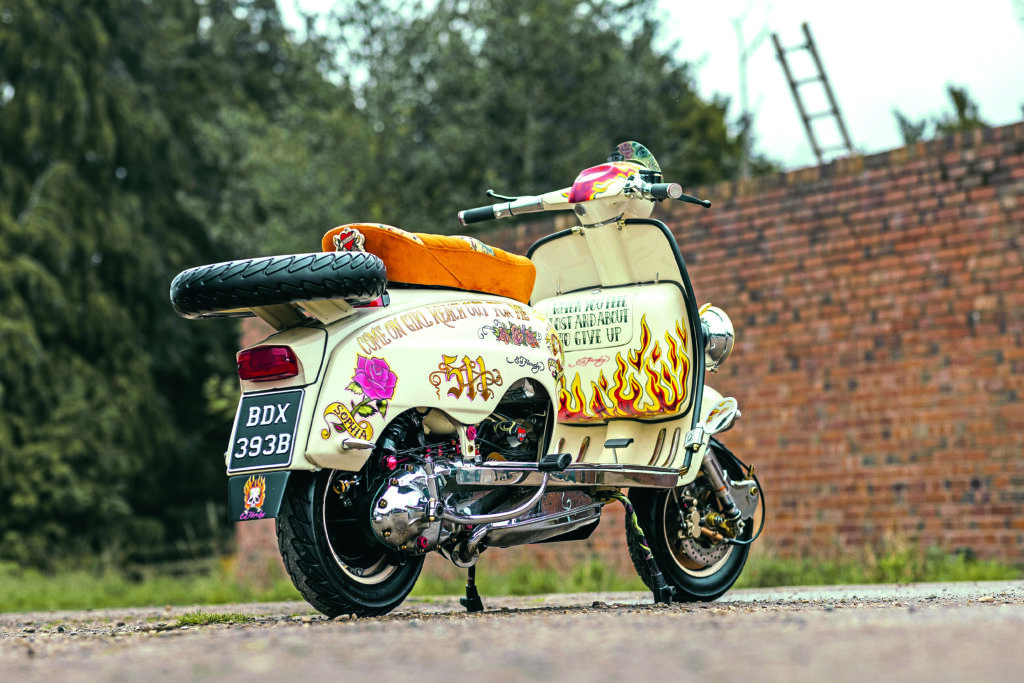Lambretta Li Special 125 reborn through ink, paint and passion