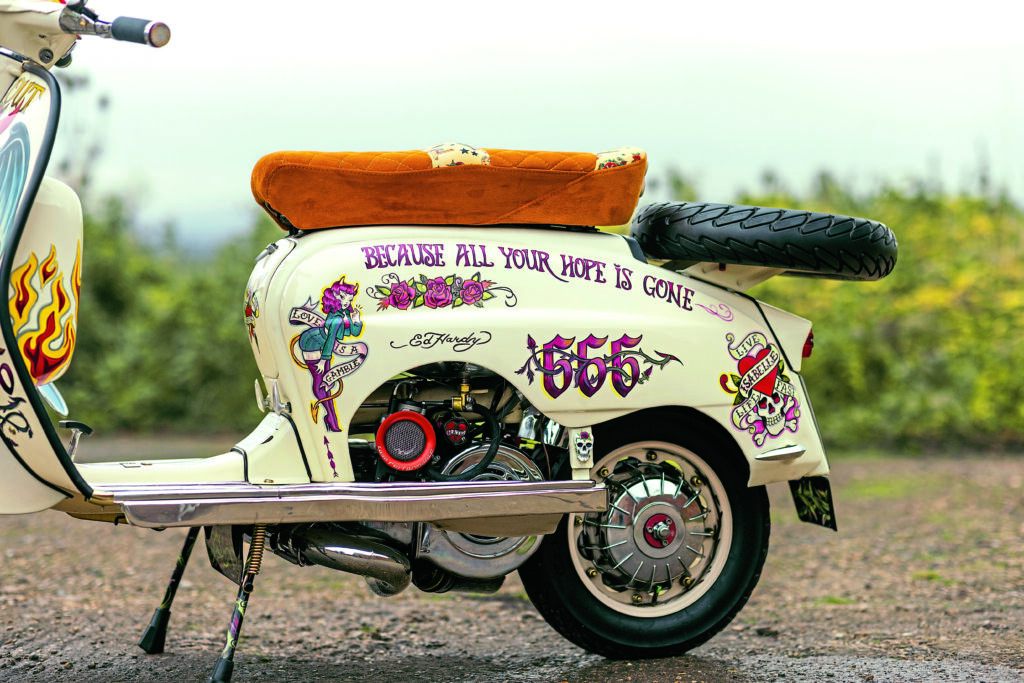 Lambretta Li Special 125 reborn through ink, paint and passion