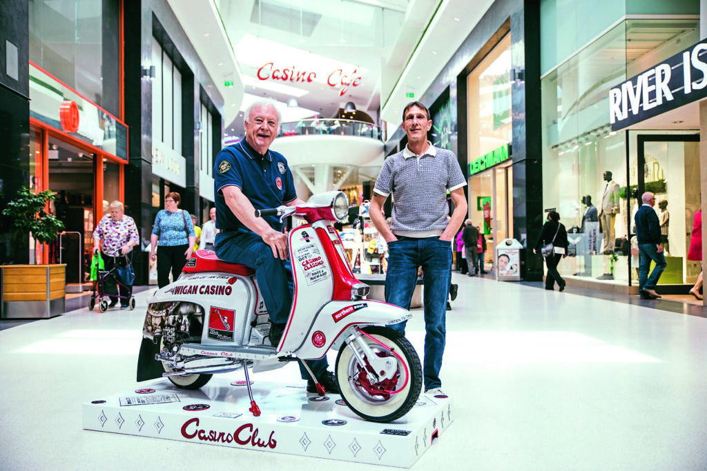 DJ and Dancer - Russ Winstanley and Darryl Braga.