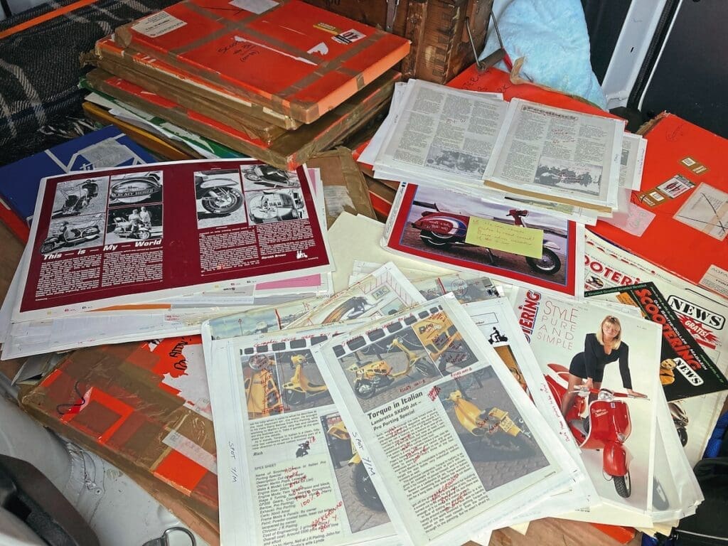 Just part of the production material.