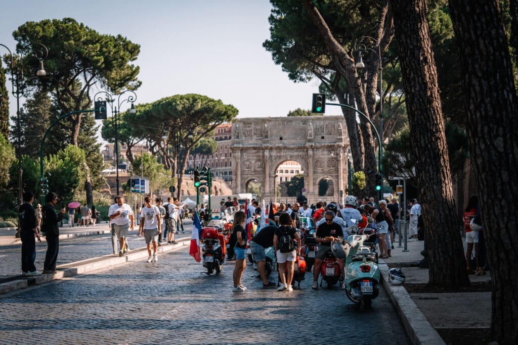 80 years of Vespa in Rome