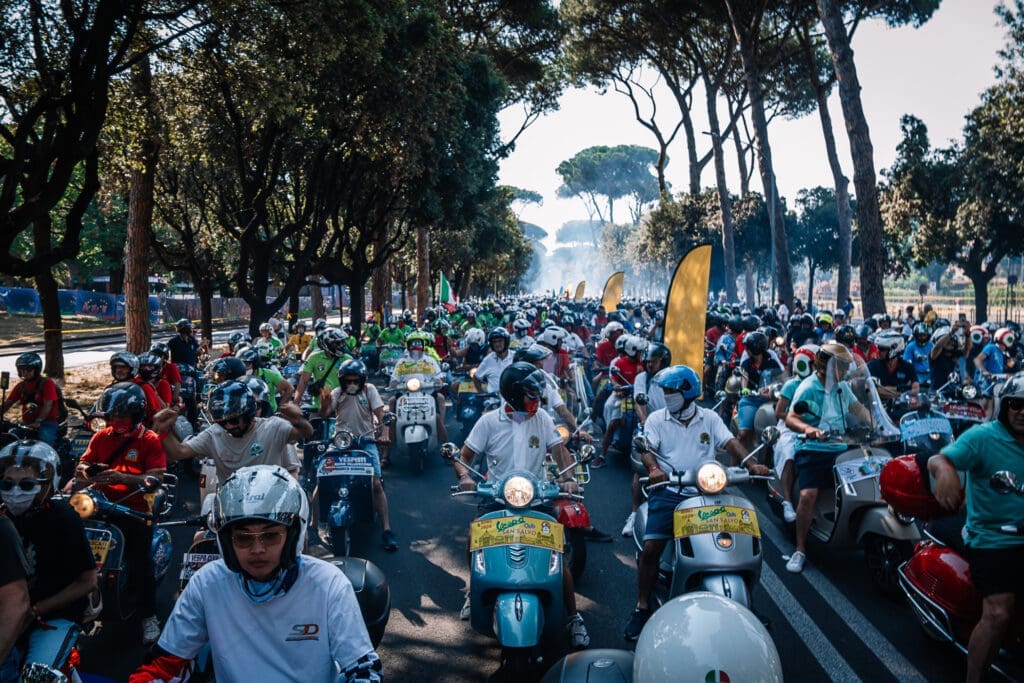 80 years of Vespa in Rome