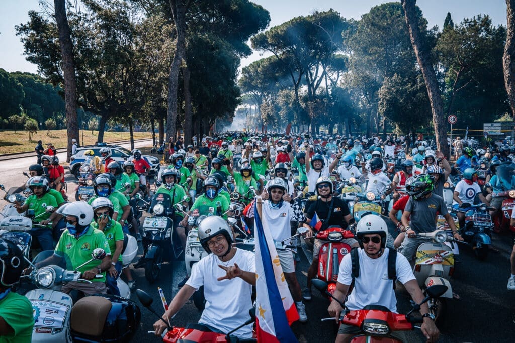 80 years of Vespa in Rome