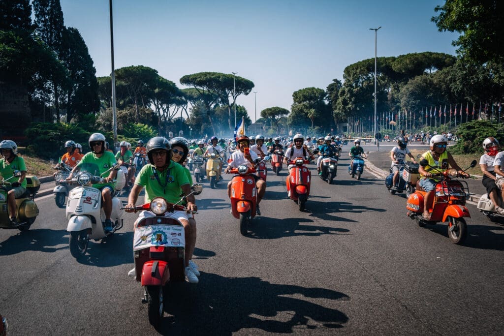 80 years of Vespa in Rome