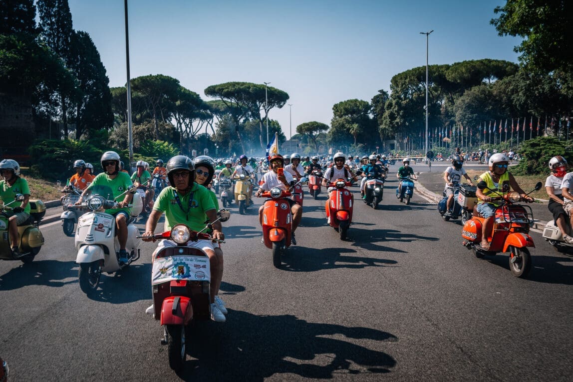 80 years of Vespa in Rome
