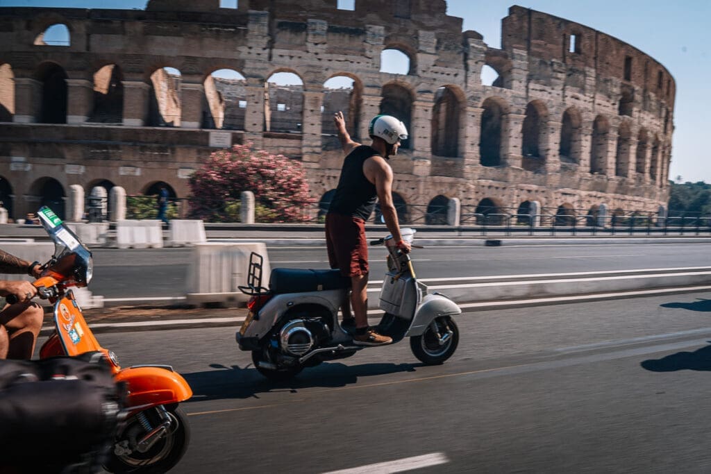80 years of Vespa in Rome