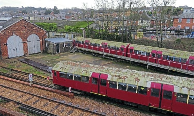 Island Line Tube stock stored at Ryde pending future disposal?