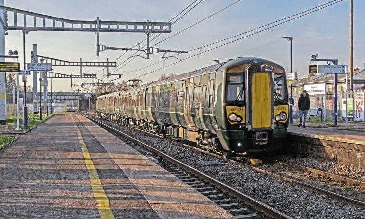 Electric trains reach Newbury