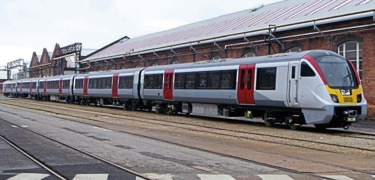 Greater Anglia Class 720 ready for testing at Derby