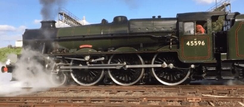 EXCLUSIVE: 45596 Bahamas back in steam at Tyseley