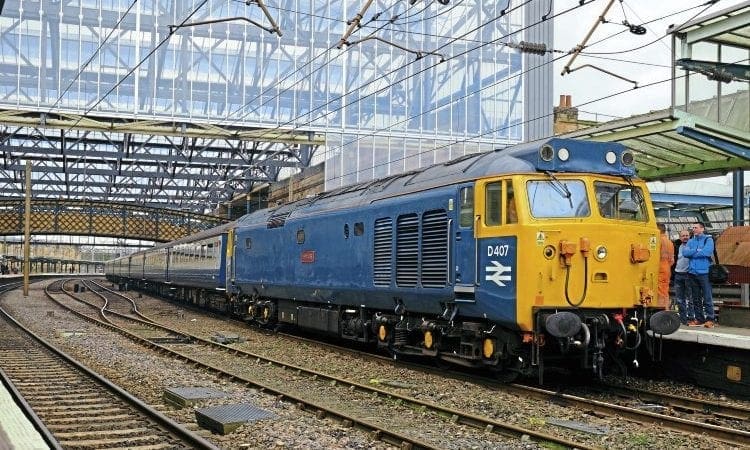 GB Railfreight ‘50s’ heading for the Settle & Carlisle
