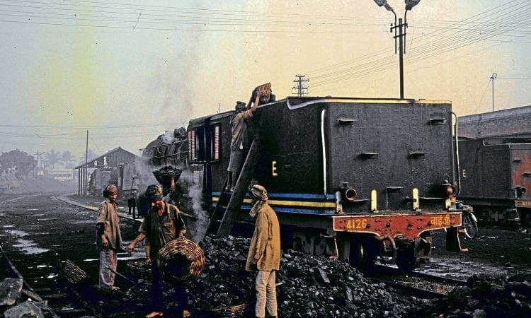 India used baskets to coal locos