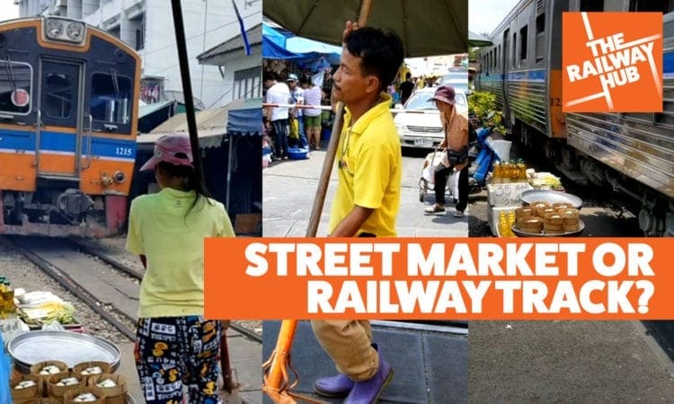 VIDEO: Footage of the Samut Sakhon Railway Market, Thailand