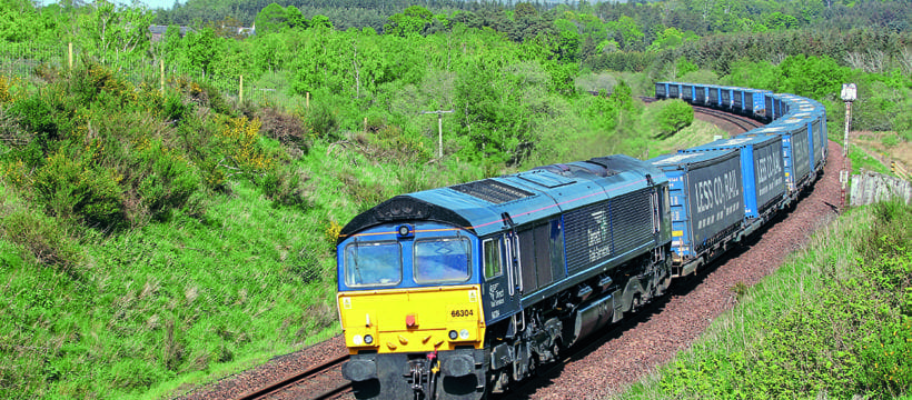 £25million support for for Scottish rail freight industry