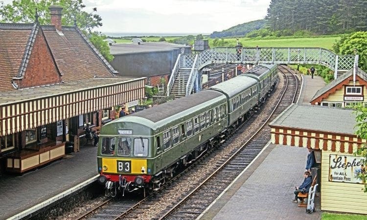 NRM DMU in action on the North Norfolk Railway