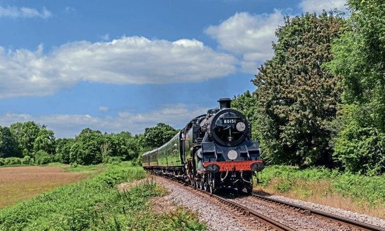 80151 return delayed at Bluebell Railway