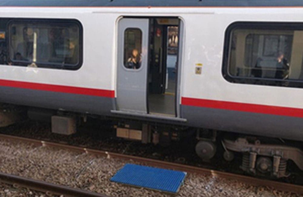 Passenger train driven at 80mph with door open