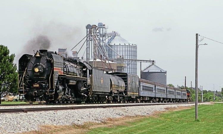 Chinese-built steam back on USA main line