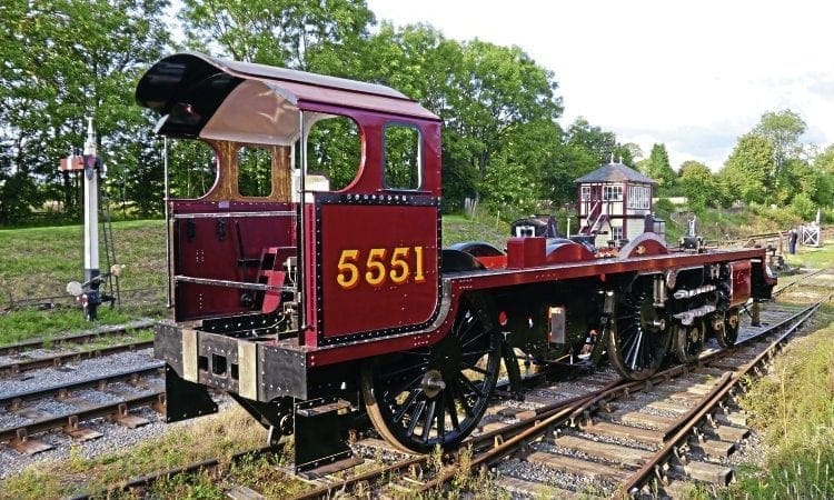 ‘Patriot’ No. 5551 moves to new Derbyshire home