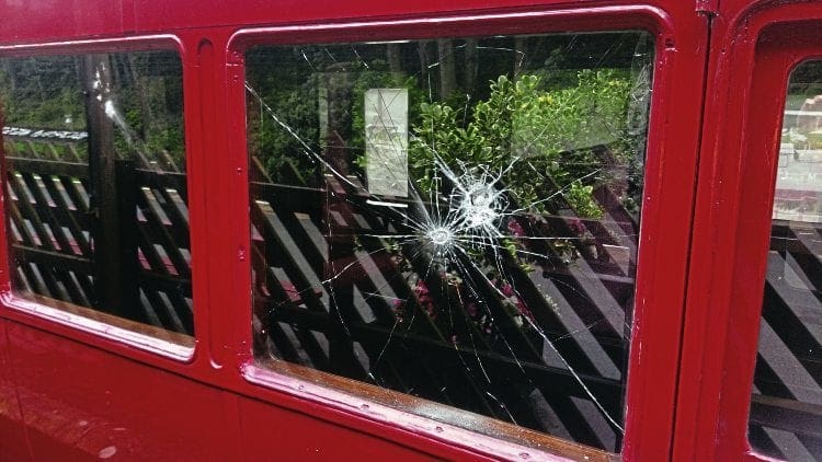 More vandal attacks on heritage lines as carriage windows are smashed