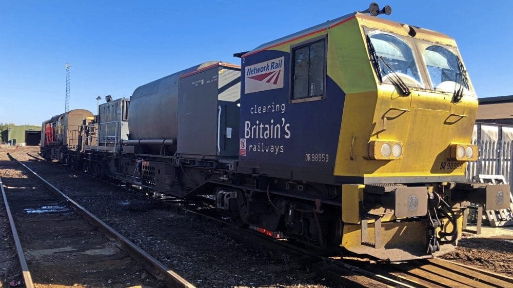 Why is it so important to clear leaves from tracks? Photo: Network Rail
