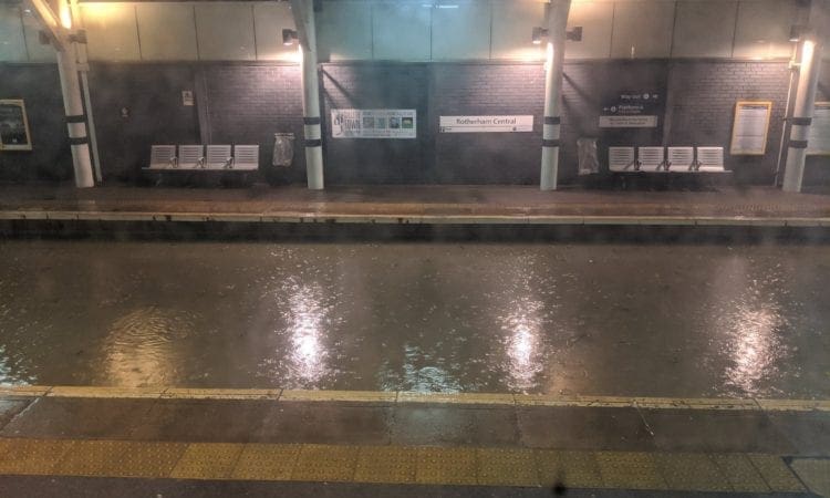Flooding in the north of England cause major rail disruptions