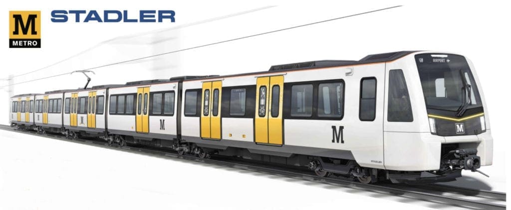 Stadler to build new Tyne & Wear Metro trains                
