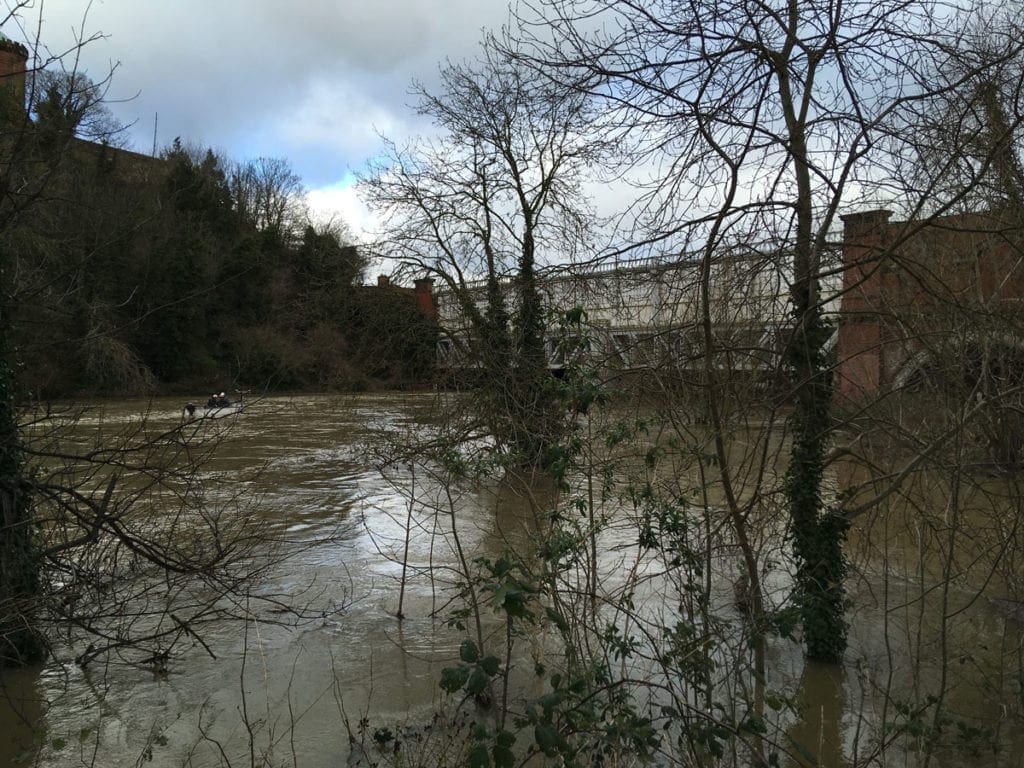 Underwater inspections before flooded Shrewsbury lines can reopen